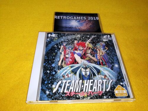 CARTE COLONNE VERTÉBRALE CD ROM Steam Heart's NEC PC ENGINE + CARTE REG. - Photo 1/4