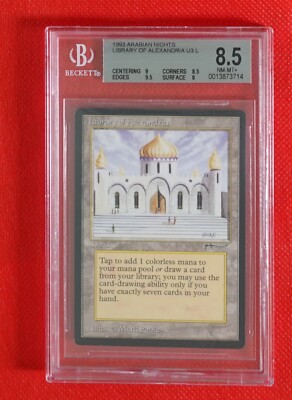1x Library of Alexandria - Arabian Nights - BGS 8.5 - NM - MTG | eBay
