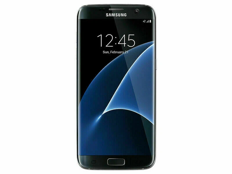 Móvil Samsung Galaxy S7 Edge G935V 4G LTE negro/plateado (Verizon) desbloqueado EE. UU. Foto 3 de 4