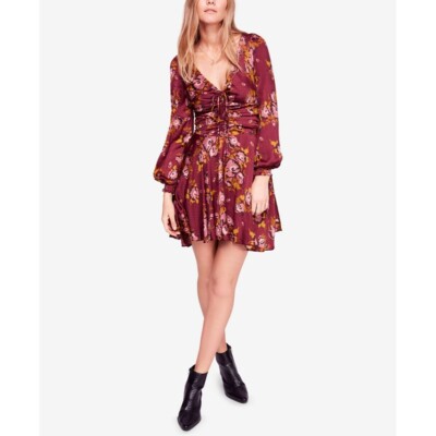 free people morning light mini dress Free People Morning Light Mini Dress - Polka Dot/Floral