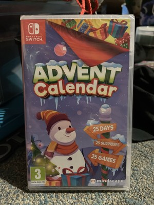 Adventskalender Nintendo Switch Weihnachtsspiele Neu & Factory Sealed Cartridge