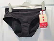 THINX BRIEF BLACK HEAVY ABSORBENCY PERIOD-PROOF MODAL PANTIES SIZE XL
