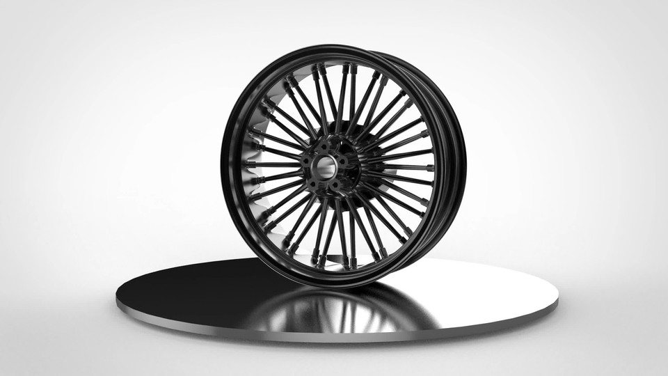 Fat Spoke, All Chrome, 18x5.5 Cush Drive, Without ABS