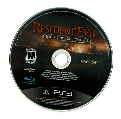 Resident Evil: Operation Raccoon City (Sony PlayStation 3, 2012) !!!Disc Only!!!