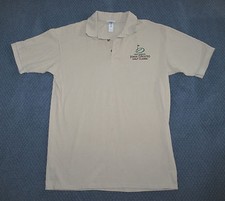 John D’Aiuto Golf Classic First annual golf short sleeve polo shirt BEIGE (L)