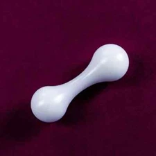 White Delrin Knucklebone Skill Toy by AroundSquare