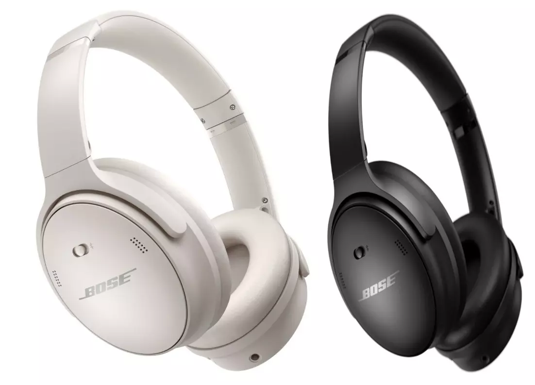 Bose QuietComfort 45 QC45 Bluetooth Wireless Headphones - White / Black