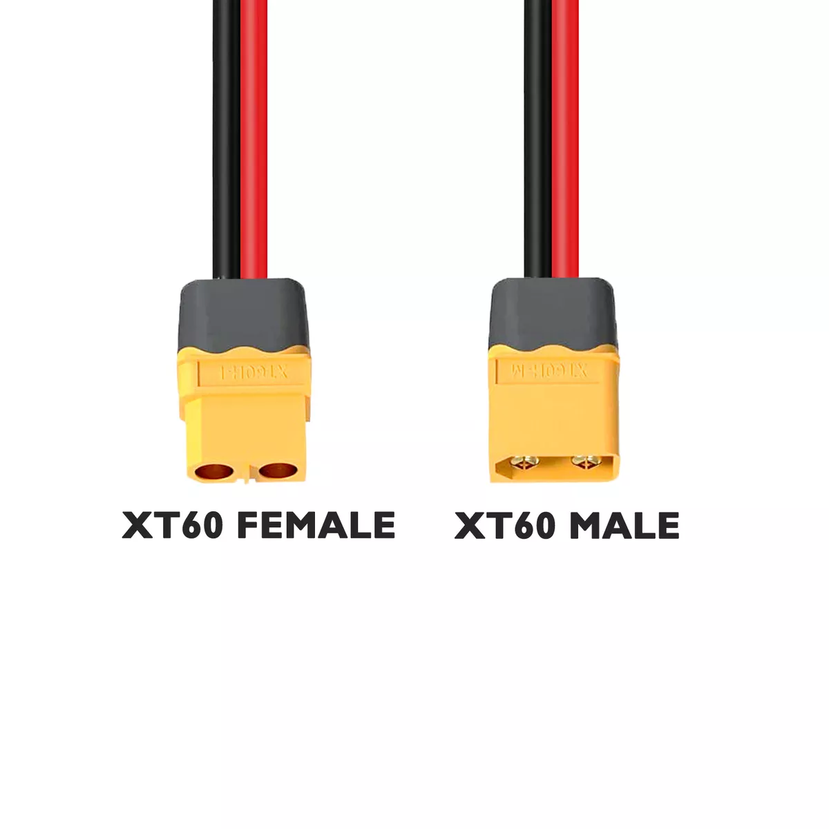  GELRHONR XT60i Extension Cable 1M, XT60 Male to XT60i