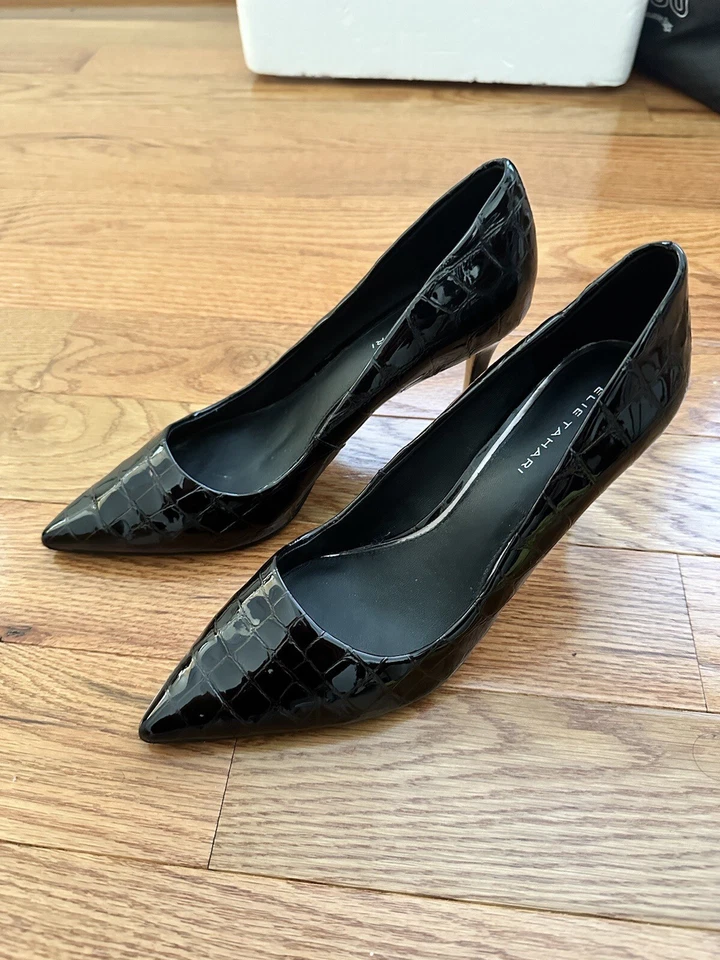 Saltos de pele de cobra Elie Tahari | Tamanho 40 - Imagem 2 de 4