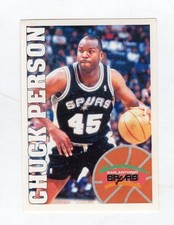 figurine - PANINI BASKETBALL BASKETBALL 1995 95/96 - number 184 CHUCK PERSON
