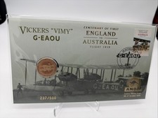2019 $1 Vickers "VIMY" ANDA Sydney Money Expo Overprint PNC172/500