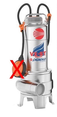 Tauchpumpe für sehr schmutziges Wasser PEDROLLO VORTEX VX 15/50-ST 1,5Hp 400V
