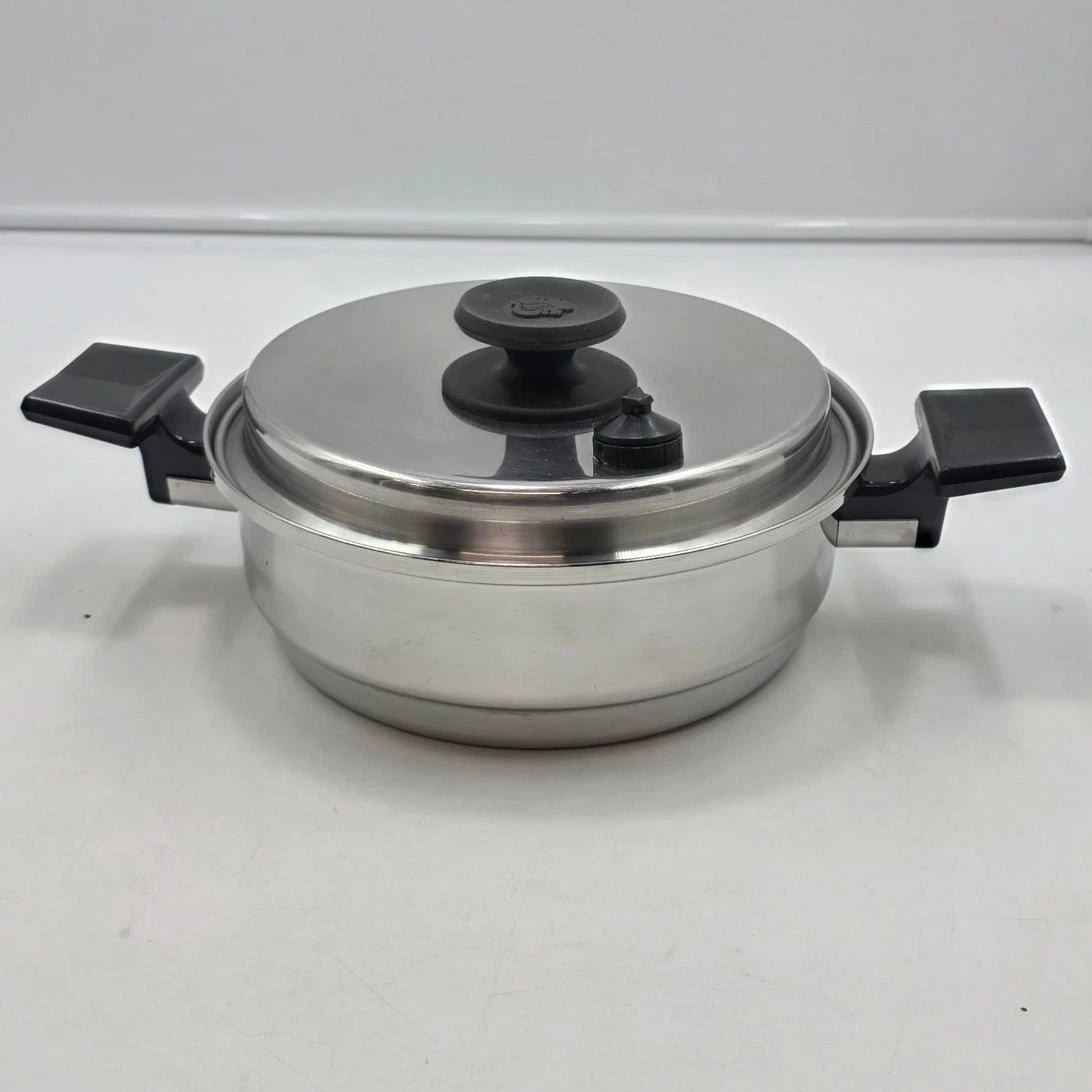 VTG Royal Prestige 7 ply SS Steam Insert/Strainer w/Lid (Fits 2.5 QT Saucepan)