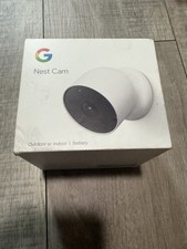 Google Nest Cam Outdoor or Indoor, Battery - 2nd Generation - 1 Pack