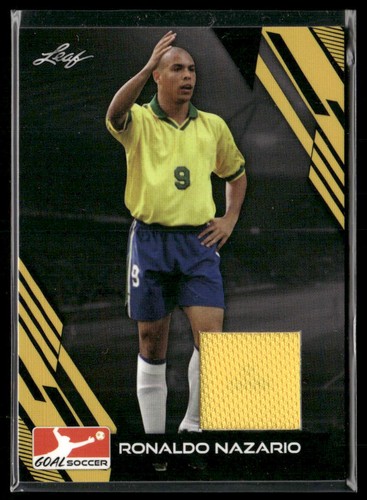 Ronaldo Nazario #J-16 2023 Leaf Goal Jersey Relics card