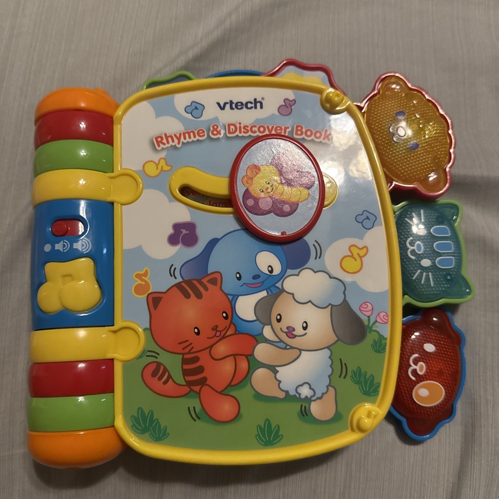 VTech Rhyme and Discover Musical Learning Book for Toddlers and Infants