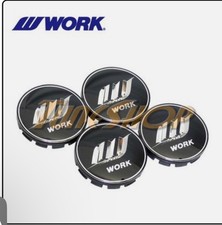 Work Wheels Center Caps Black Silver 17 18 19 Vs-xx 18 19 Vs-kf Rezax Ii