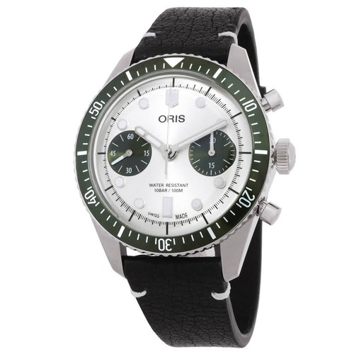Oris Divers Sixty-Five Chronograph Automatic Grey Dial Men's Watch 01 771 7791