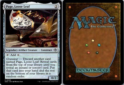 MTG PAGE, LOOSE LEAF 250 SECRETS OF STRIXHAVEN