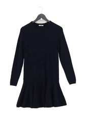 Ganni Skater Mini Dress S in Blue