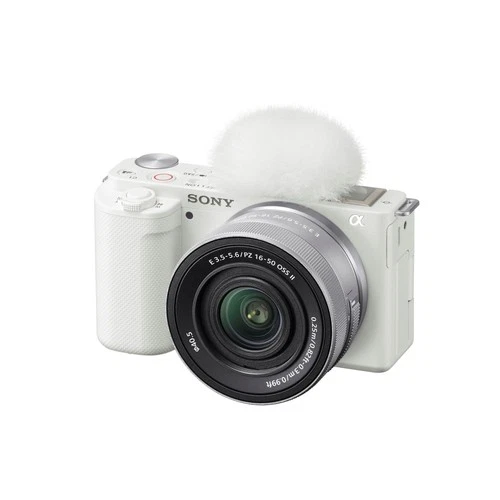 Sony ZV-E10 Mirrorless Camera E PZ 16-50mm F3.5-5.6 OSS II Lens (White)