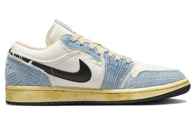 Jordan 1 Low SE WRMK Sashiko Denim - FN7670-493 Size | eBay