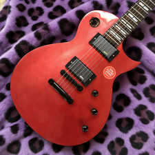 Metallic Red Eclipse Electric Guitar ltd EC-1000 Solid Mahogany Active Pickup