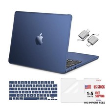 Compatible with MacBook Air 13 inch Case 2026-2022 M4 A3240 M3 Midnight Clear