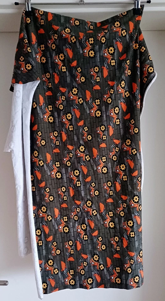 Stoffrest, Sweatstoff, Trecker, Baumwollmisch., 90 x 75 cm, Neuwertig - Bild 2 von 3