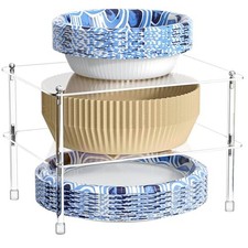 Paper Plate and Bowl Dispenser Acrylic, Paper Plates Holder