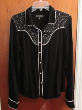 Idyllwind Miranda Lambert Sz L Star Print Pearl Snap Western Shirt