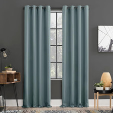 Soho 2-Pack Blackout Energy Efficient Grommet Curtain Panel Pair, 54" X 84", Min