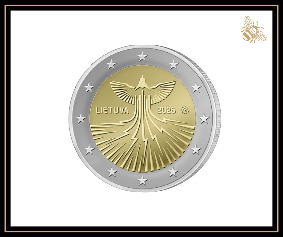 PRÉVENTE PRESALE 2€ UNC Lituanie 2026 Indépendance Énergétique