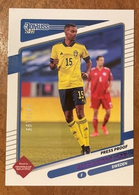 2021-22 Donruss /199 Alexander Isak Press Proof Purple 159 Sweden