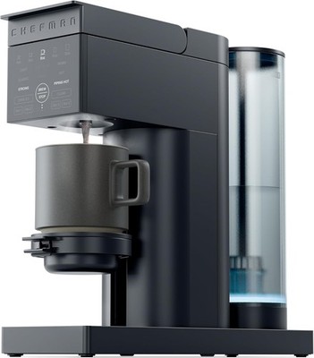 Chefman RJ14-DB-MID Caffeinator Single Serve Coffee Maker - Midnight