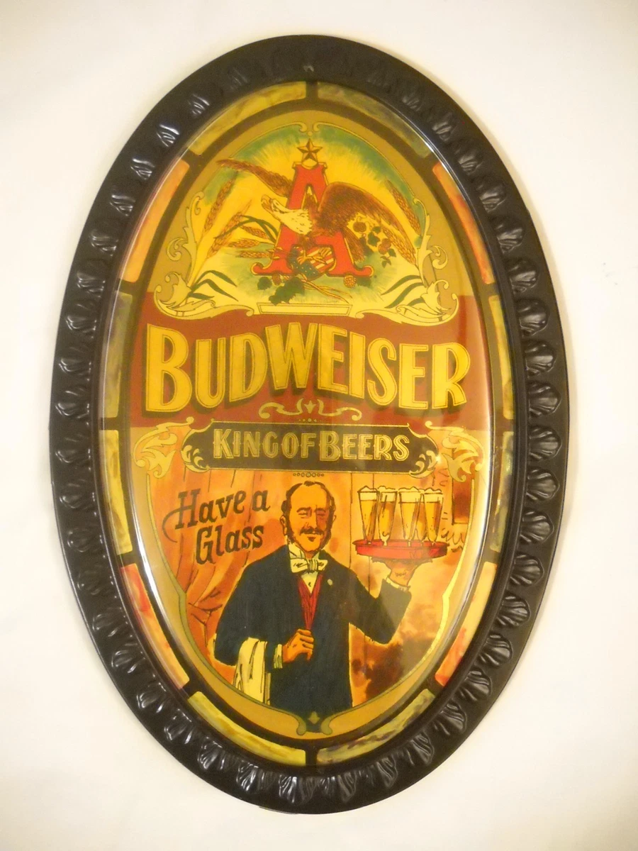 Old Beer Signs Indiana Collectible Budweiser Signs & Tins for sale