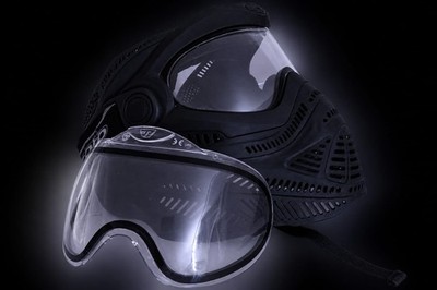 Dye Proto Switch Paintball Gotcha Maske Schwarz inkl. Ersatzvisier