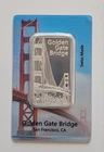 San Francisco Golden Gate Bridge 1oz .999 Fine Silver Proof Like Bar PAMP SUISSE