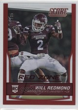 2016 Score Rookies Jumbo Red Zone 23/35 Will Redmond #423 0a3