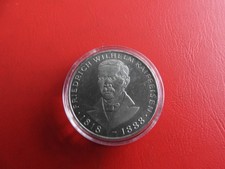 * Germany 5 Mark Silver 1968 J. * Friedrich Wilhelm Raiffeisen (Schub141)