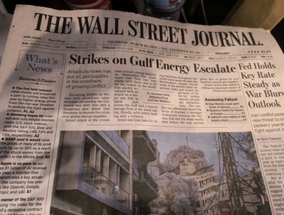 The Wall Street Journal Thursday March 19 2026 Strikes On Gulf Energy Escalate