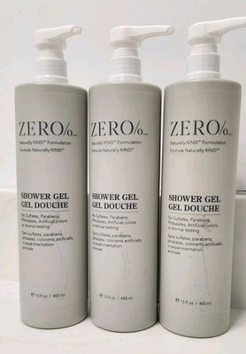 LOT 3 Gilchrist & Soames Zero% SHOWER GEL Hilton Hotels Exclusive 15oz
