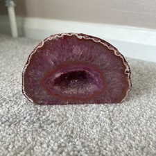 Agate Geode Purple Brazilian 595g