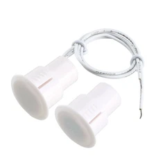RC-36 NO Recessed Wired Door Contact Sensor Alarm Magnetic Reed Switch White