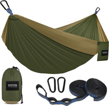 Camping Hammock, Portable Hammocks with Tree Straps  Attached Carry Bag, Campin