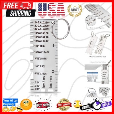 Wire/Metal Sheet 229895 Welding Gage Plated Size Inspection Tool [NOT Cheap S...