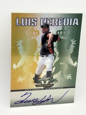 luis heredia #VA-LH1 2011 valiant authentic signature