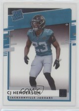 2020 Panini Chronicles Clearly Donruss Rated Rookie CJ Henderson #RR-CH 8x7
