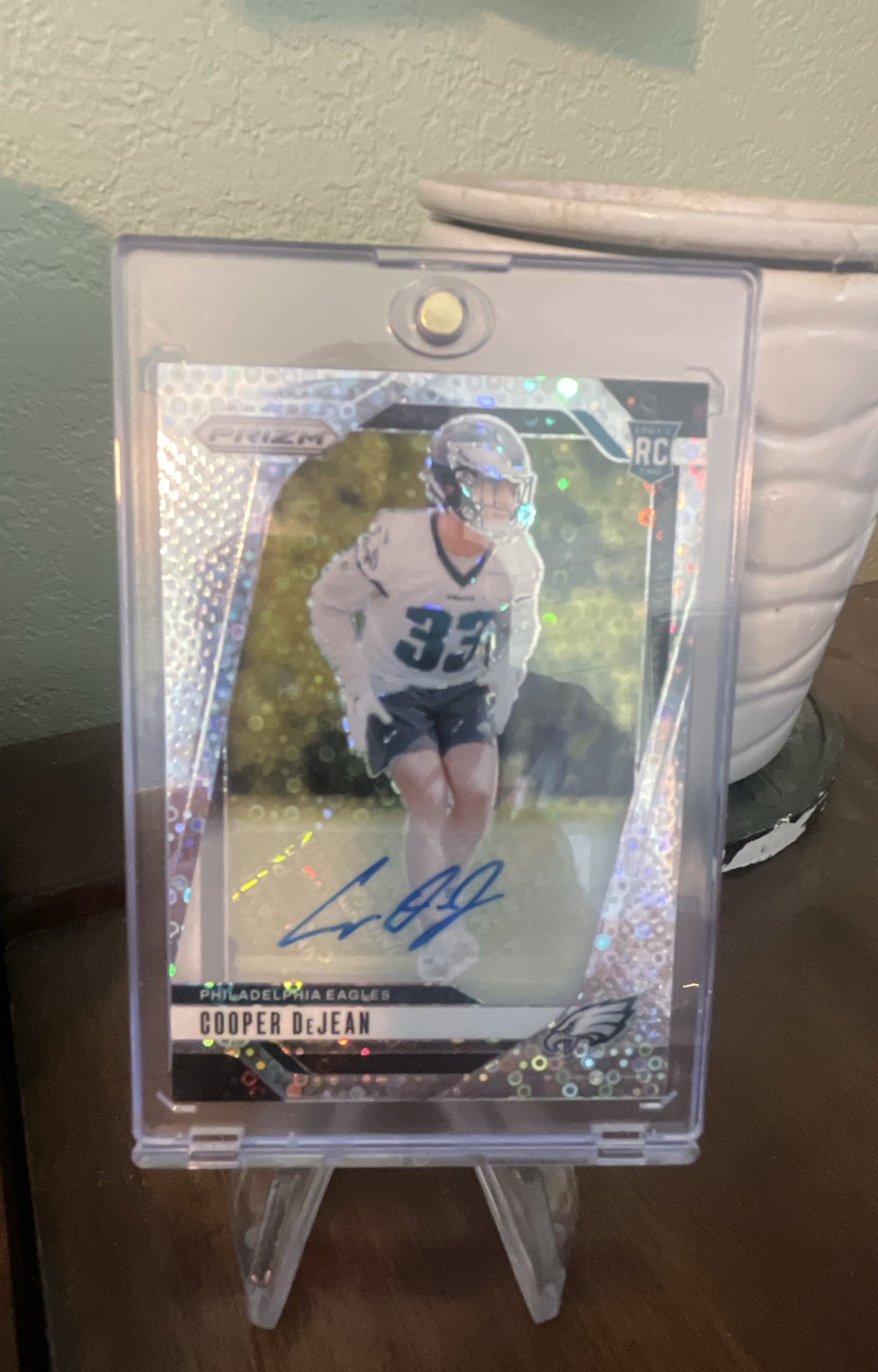 2024 Panini Prizm-Rookies Cooper DeJean #321 No Huddle Prizm Autographs (AU, RC)