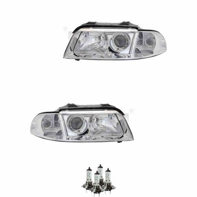 Scheinwerfer Set rechts & links H7/H7 für Audi A4 8D2 B5 8D5 inkl. Osram Lampen
